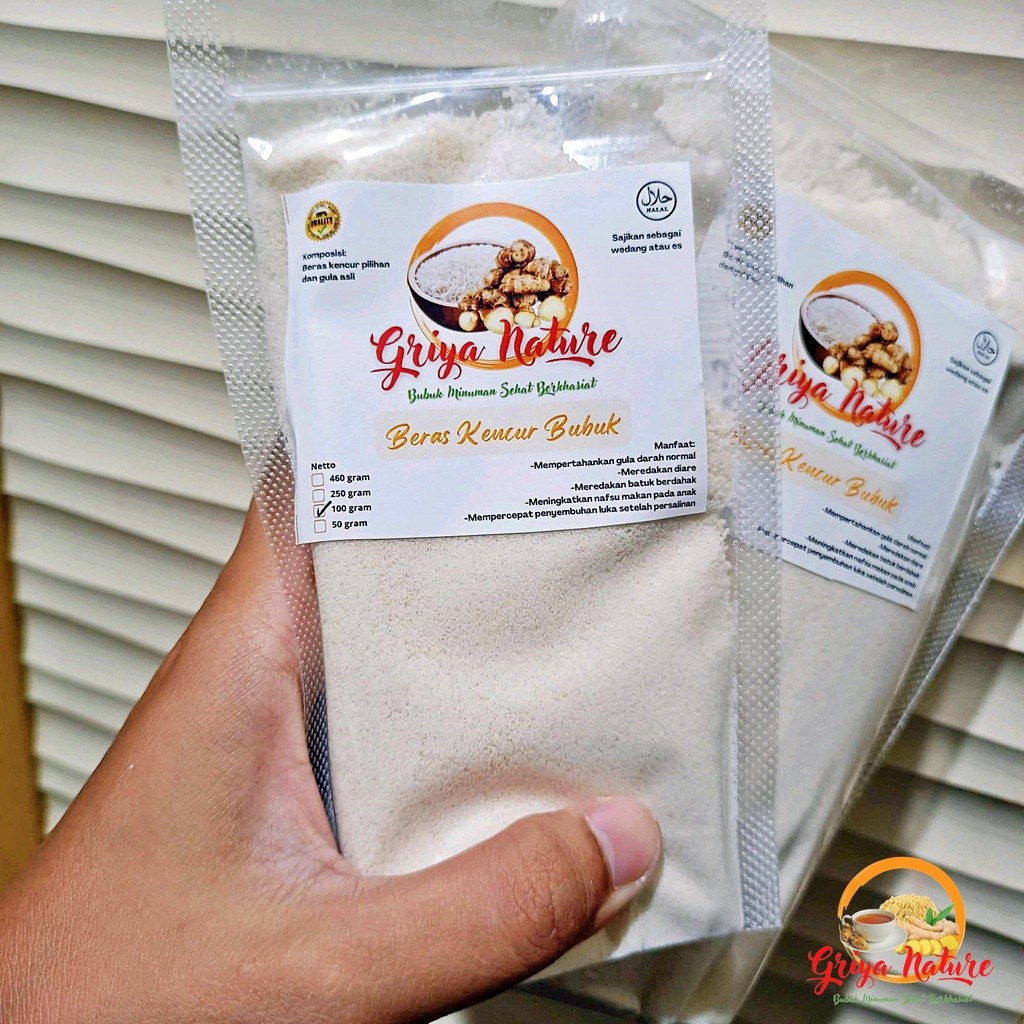 

MINUMAN SEHAT | Minuman Beras Kencur Bubuk Instant 100 gr | Jamu Imun Booster | Meningkatkan Stamina dan Nafsu Makan | Jamu Pegal Linu | Jamu Masuk Angin Perut Kembung | Jamu Obat Herbal | Serbuk Beras Kencur untuk Pegal Linu | Minuman Herbal