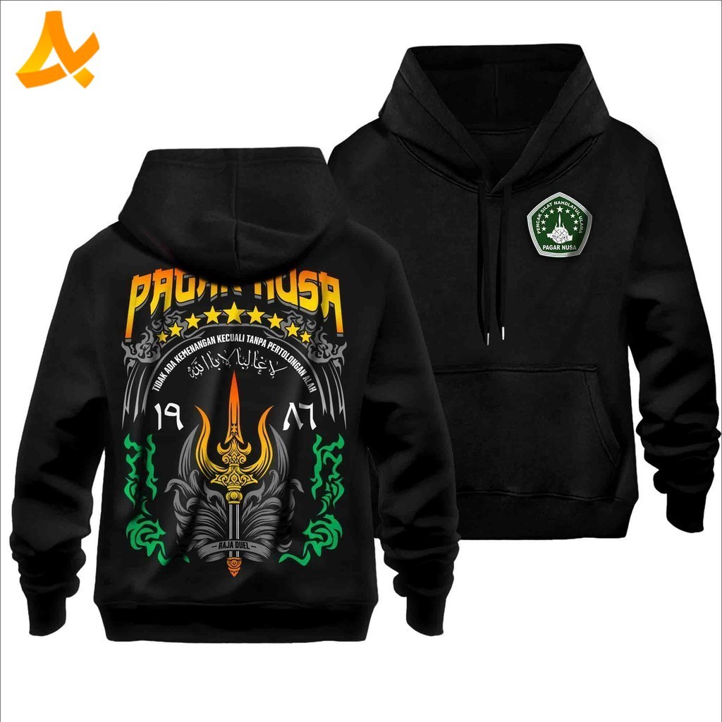 Jaket Hoodie Pagar Nusa Premium Distro TRISULA 1986 Fighter Terbaru - Kaos Pagar Nusa Distro Gasmi