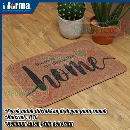 CALIOGRI.SHOP keset pintu rumah/Keset Pintu kamar/Keset Lantai Anti Slip/Keset Lantai Motif Rumah IN
