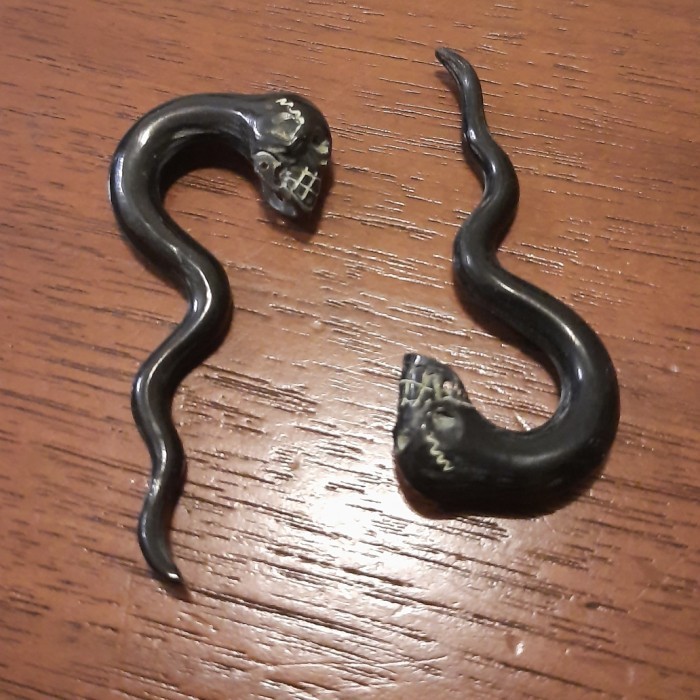 EAR PLUG PIERCING ANTING PLUG TELINGA WOOD PP4