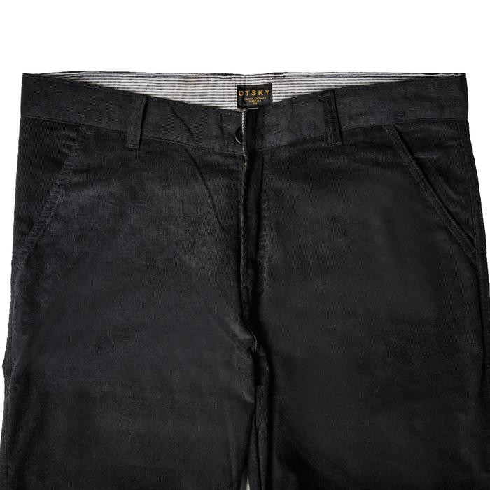 Otsky Celana Panjang Corduroy Loose Pria - CORDUROY BLK, 28