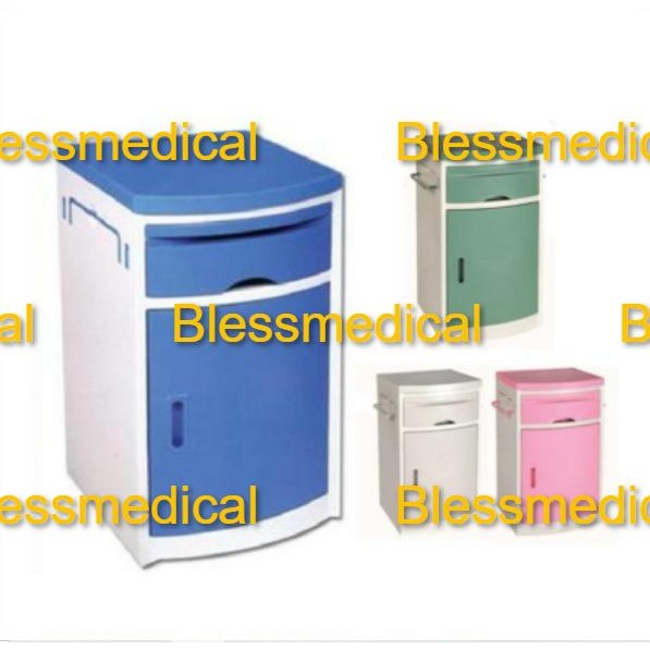 BedSide Cabinet ABS/Lemari Ranjang Pasien/Rumah Sakit - Biru