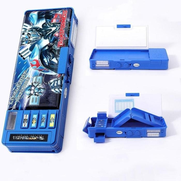 

Pensil Kotak Transformer Multifungsi Dengan Kunci Sandi Teknologi Tinggi Untuk Anak Taman Kanak-Kanak - A