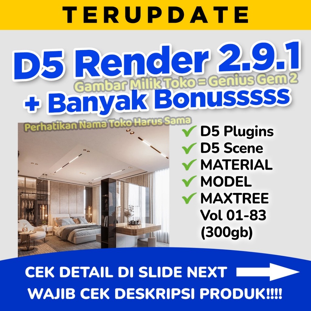 D5 Render 2.9 Full Aset 300GB+ WIN