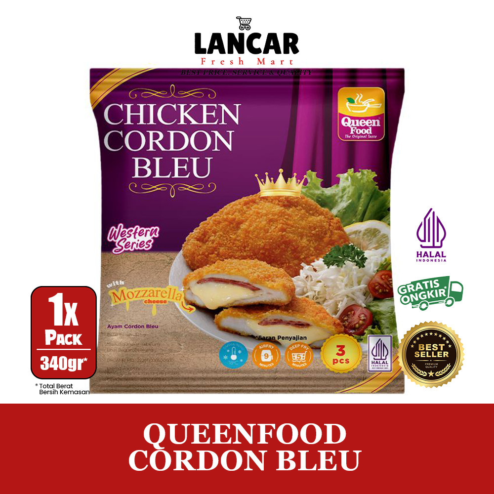 

QUEENFOOD CORDON BLEU 340GR / QUEEN FOOD CORDON BLEU 340GR