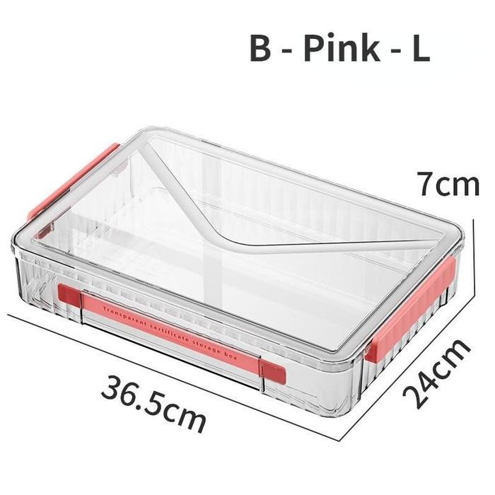 

New Kotak Penyimpanan Kertas Dan Map File/Hardcase Storage Plastic Tray Best Seller