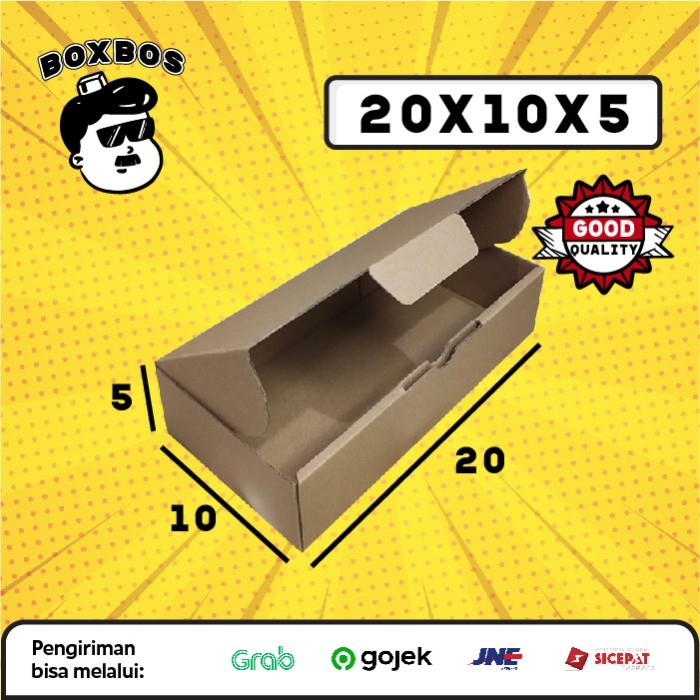 

20x10x5 CM Pizza KARDUS Corrugated Packaging Box packing Diecut