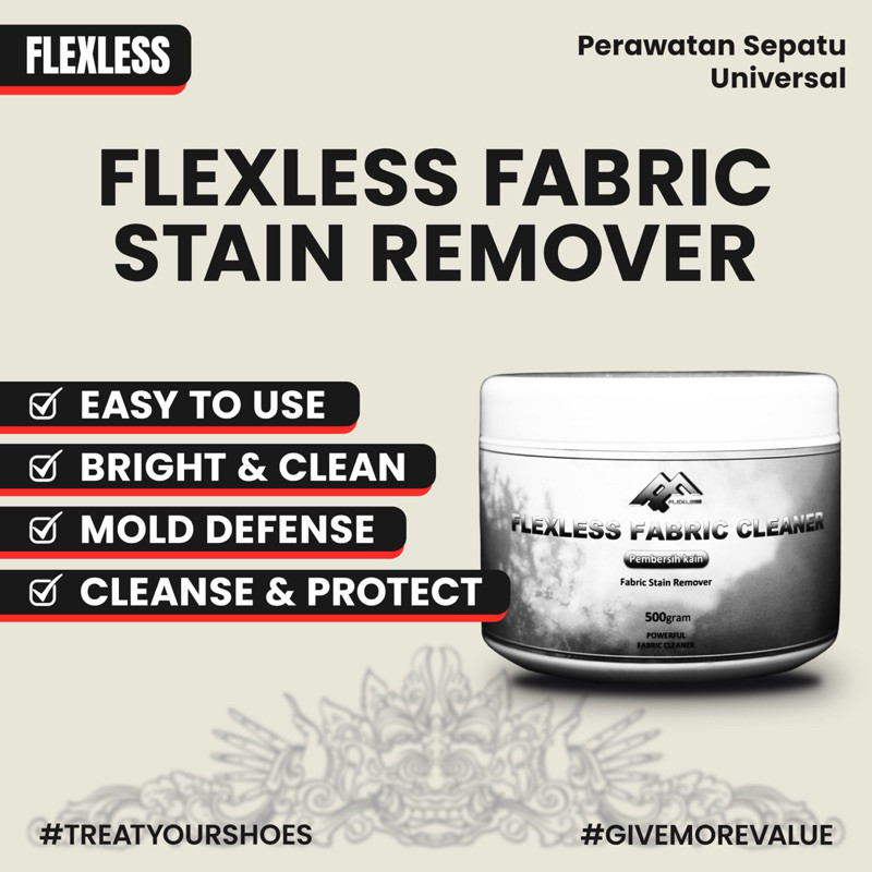 FLEXLESS | Stain Remover | Pembersih Noda Kain Jamur Menguning Membandel | Fabric Stain Remover