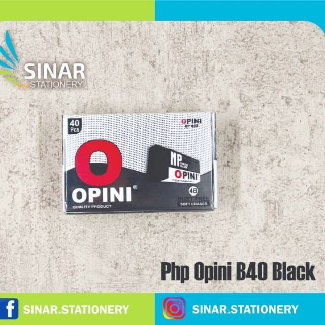 

[MS] (PAK) PENGHAPUS OPINI B40 HITAM