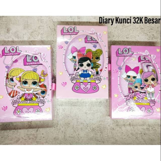

[S_ATK] Buku Diary + Kunci 32K Besar