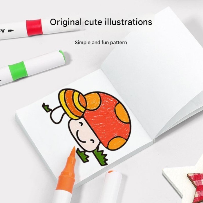 

[LOGU] Buku gambar kecil buku mewarnai mini, Mini drawing book