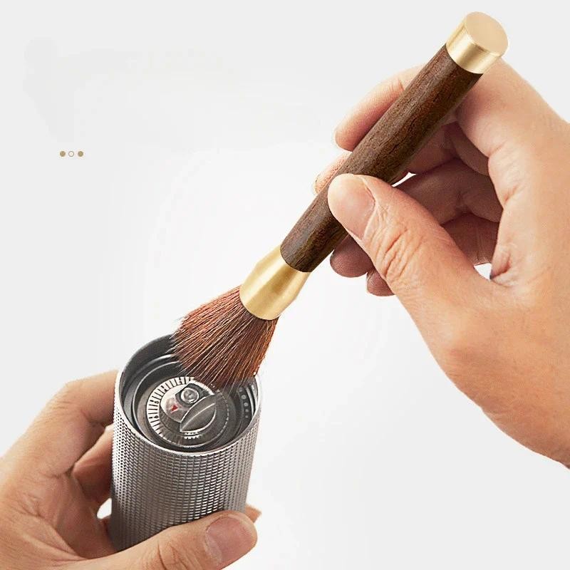 

1pcs Coffee Grinder Cleaning Brush Wooden Handle Bean Powder Dusting Espresso Brushes Tool Coffee Machine Accessories Coffeeware