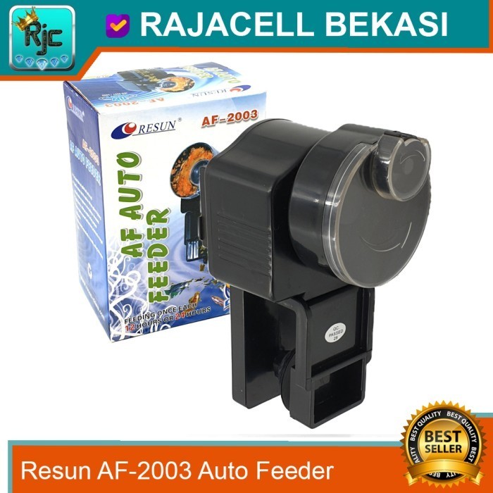 AMD99 Resun AF-2003 Automatic Fish Feeder Timer Pemberi pakan ikan otomatis