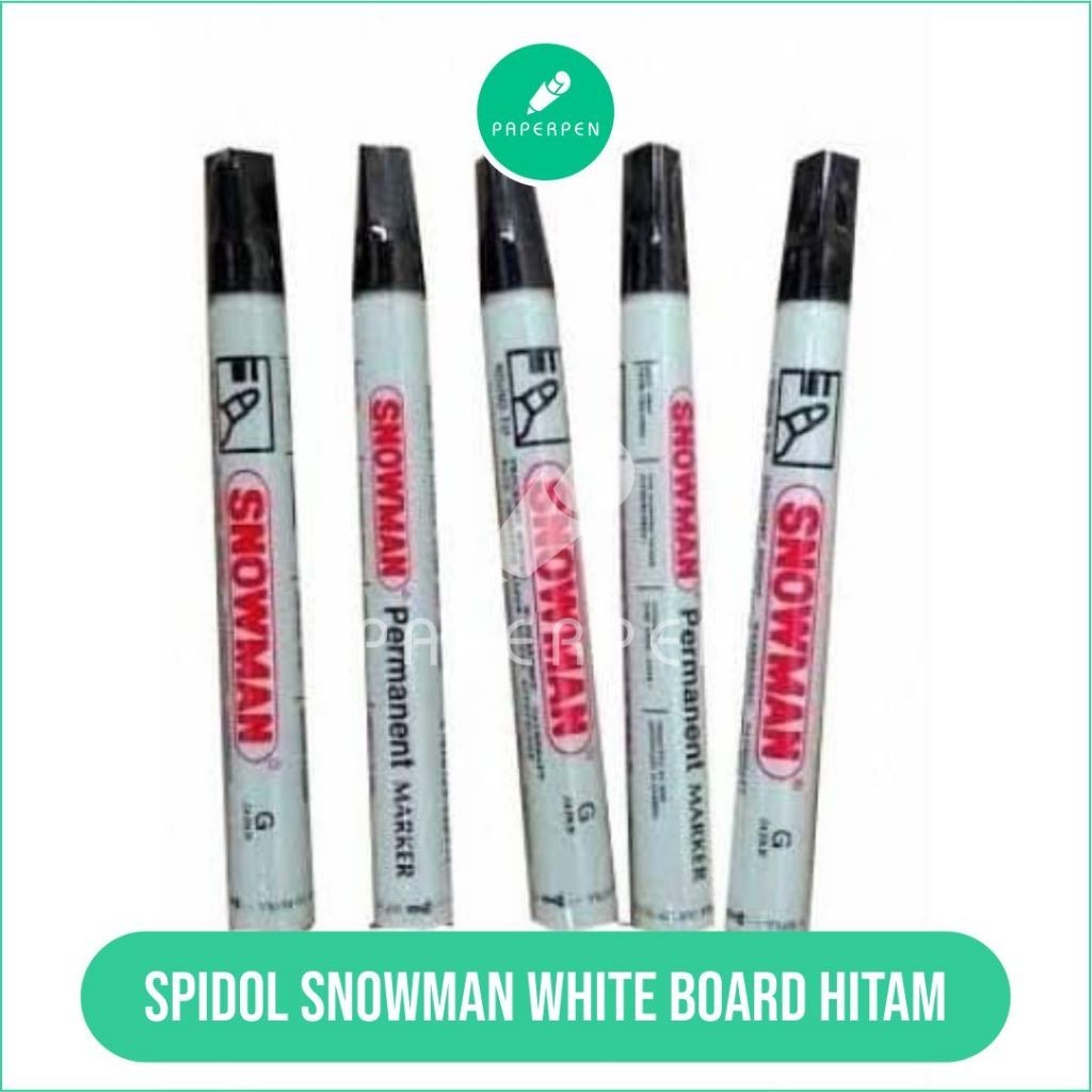 

[MS] Spidol Snowman White Board Hitam