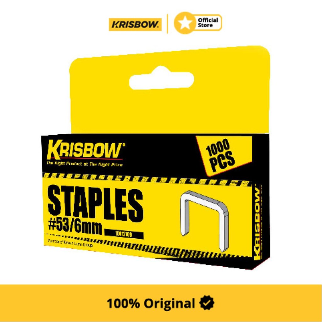 

Krisbow Isi Ulang Staples 53/12 mm