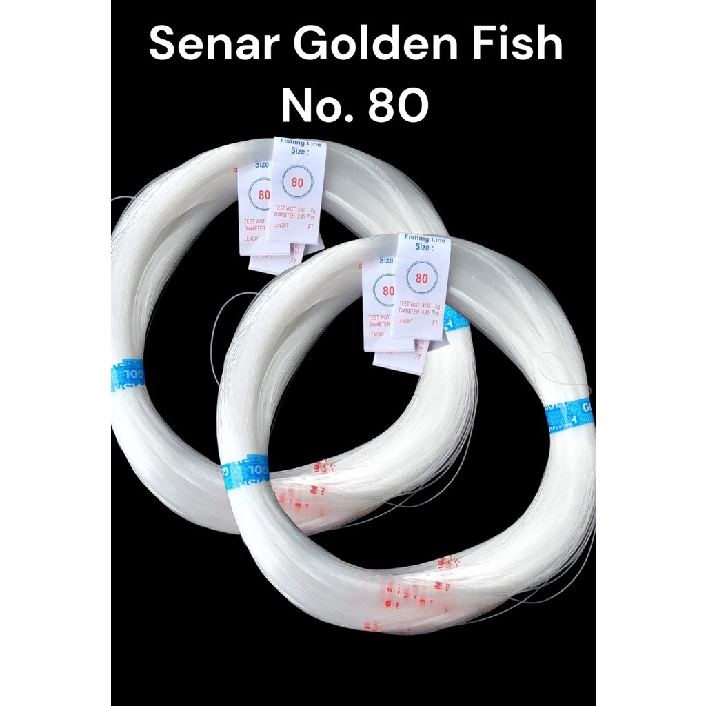 Senar Golden Fish No. 80 Senar Pancing Senar Bening Senar Jaring