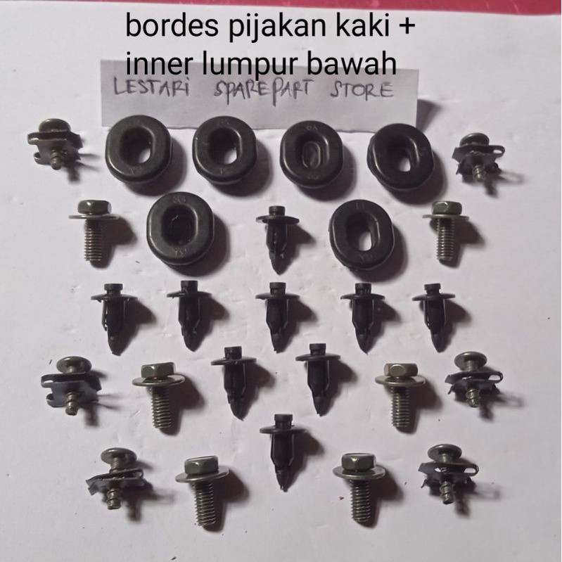 BORDES PIJAKAN KAKI + INNER LUMPUR BAWAH NMAX 2015-2018