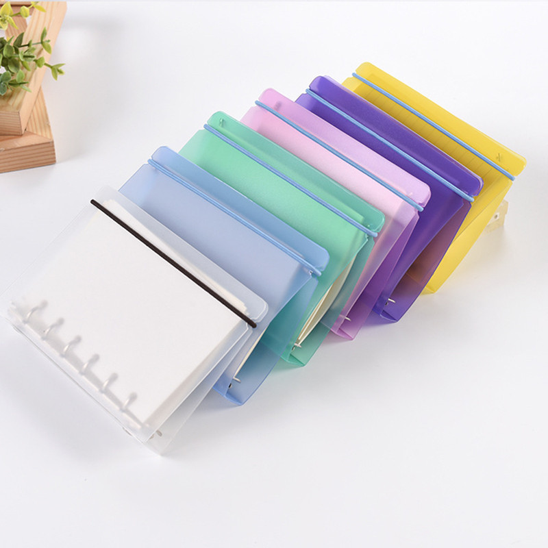 

A4 A5 A6 A7 B5 Ring Binder Notebook Matte Loose-leaf Business Office Standard PP Cover Notepad Diary Planner Office