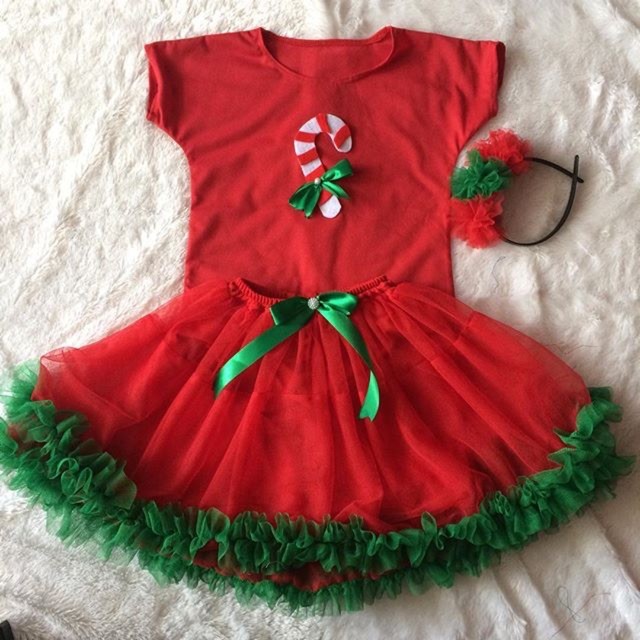 

__(( ROK TUTU ANAK | setelan tutu Petit natal free bando 1-10th ___(((