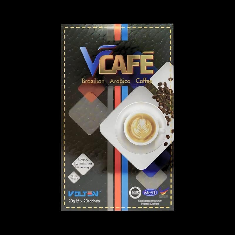 

Volten Vcafe minuman herbal serbuk kopi krimer ala brazilian arabica coffee 400g (20 sachet x @ 20 gram)