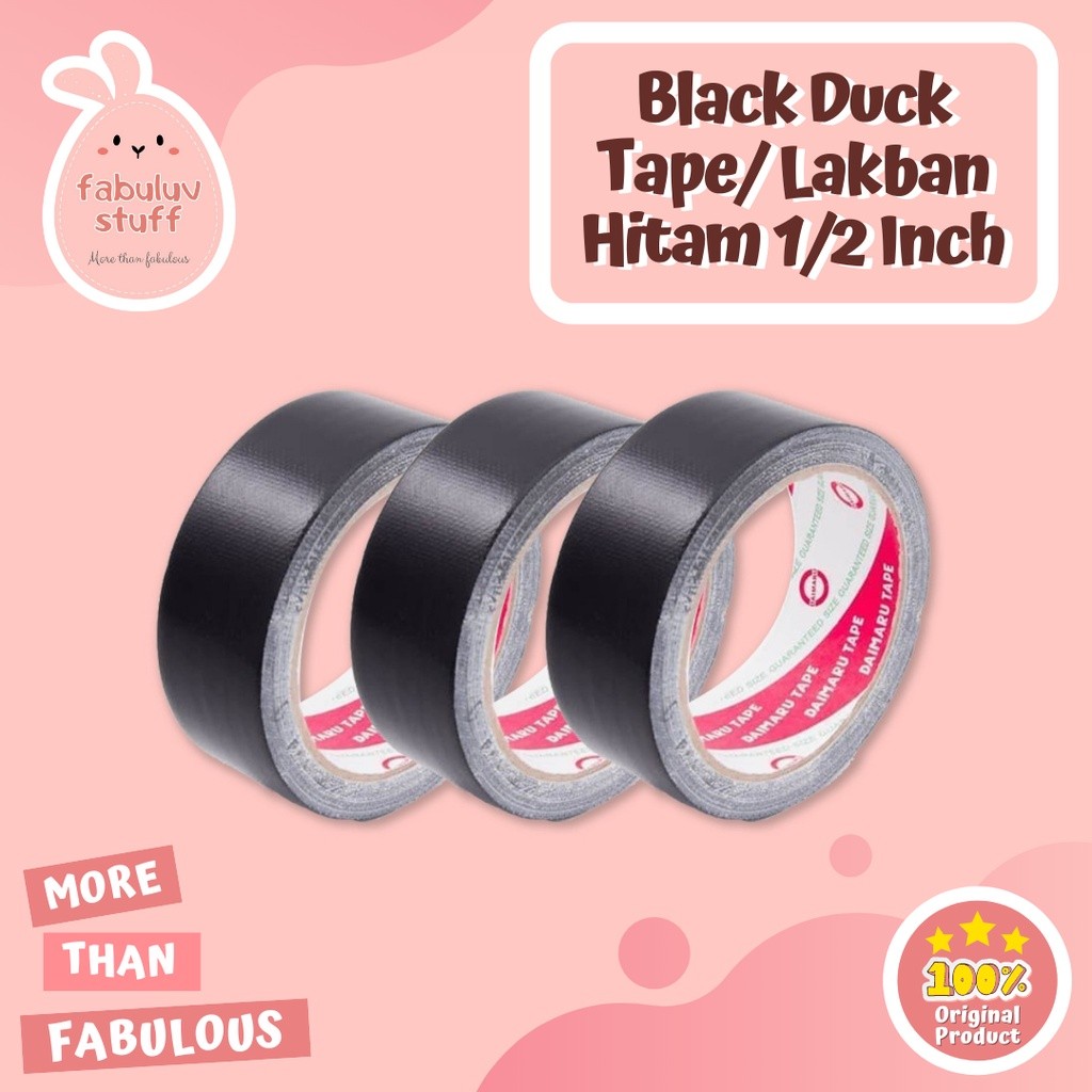 

ATK ~ Lakban Hitam (satu) 1 per 2 in atau [1 (1/2) inch]