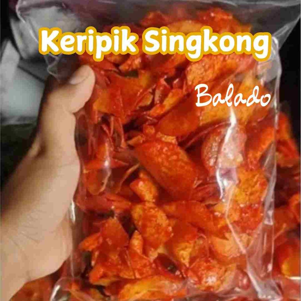 

SINGKONG LENGKET 500gr / SINGKONG PEDAS MANIS / SINGKONG BALADO / Singkong Sanjai KHAS PADANG