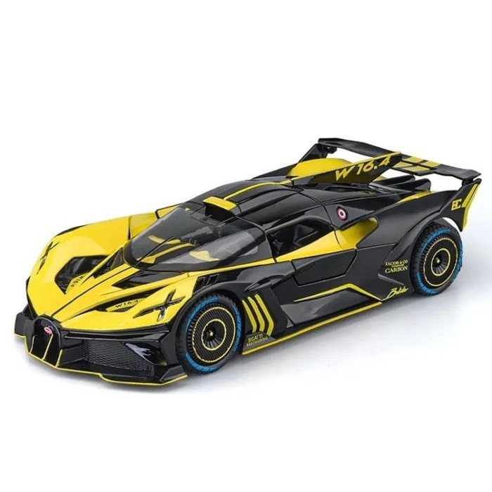 Miniatur Bugatti Bolide Skala 1:24 Mobil Diecast