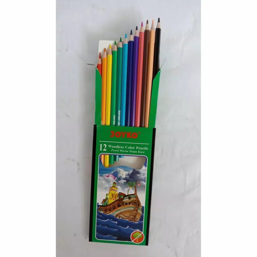 

Joyko Pensil Warna Hexagonal Grip 12 Warna Panjang CP-103