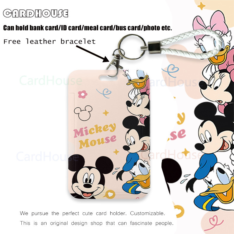 

( CardHouse ) ID CARD HOLDER Mickey Mouse Kartun LT60 Tempat Kartu Photocard Photo Card KARTUN