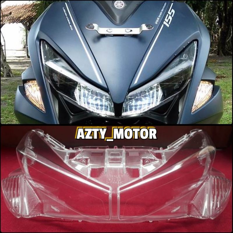 mika kaca aerox 155 aksesoris motor mika lampu aerox