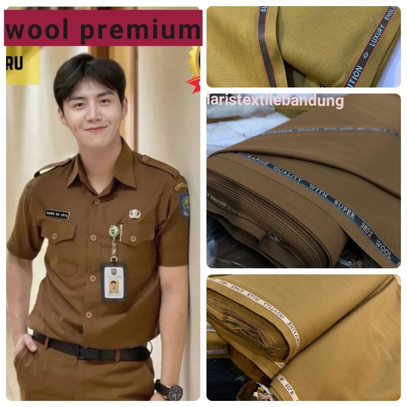 kain keki pns premium wool and silk kain pemda terbaru