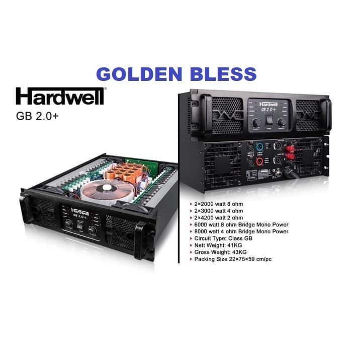 Power Amplifier HARDWELL GB 2.0+ / GB2.0+ / GB 2.0 + ORIGINAL