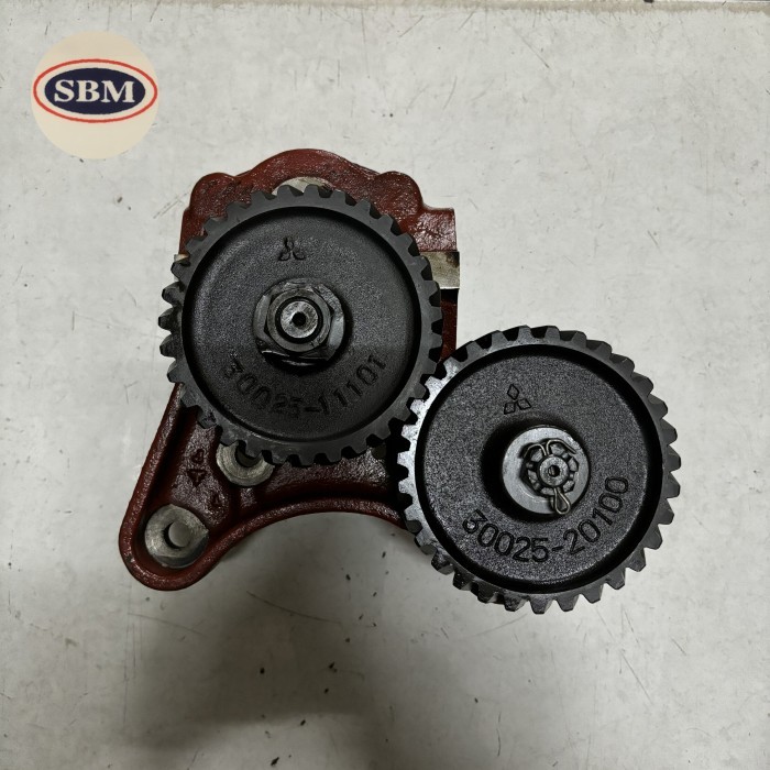 POMPA OLI OIL PUMP ASSY MITSUBISHI 6DB1 LOBANG 2 REBUILD BERKUALITAS