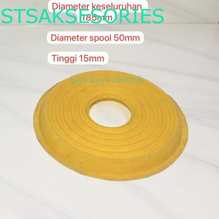 Dumper Demper Membran Speaker 12 inch - 15 inch Lubang Spool 50mm Diameter 185mm