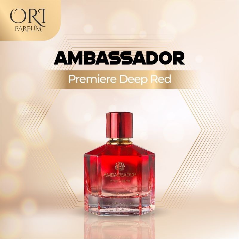 Parfum Luxury - Ambassador Premiere Deep Red Original ORI Fresh