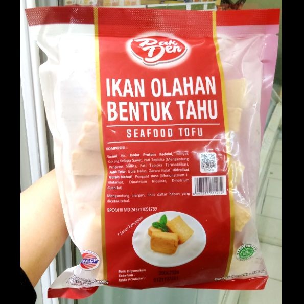 

PakDen Fish Tofu 500gr Ikan Olahan Bentuk Tahu