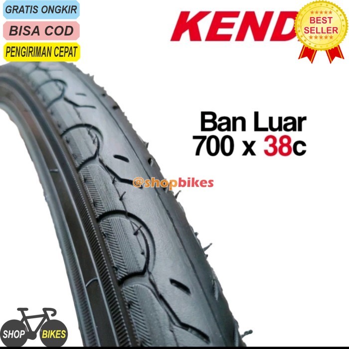 (MST) SHOPBIKES ban luar sepeda 700c 700 x 38/38c 700x38 700x38c kenda KWEST gravel