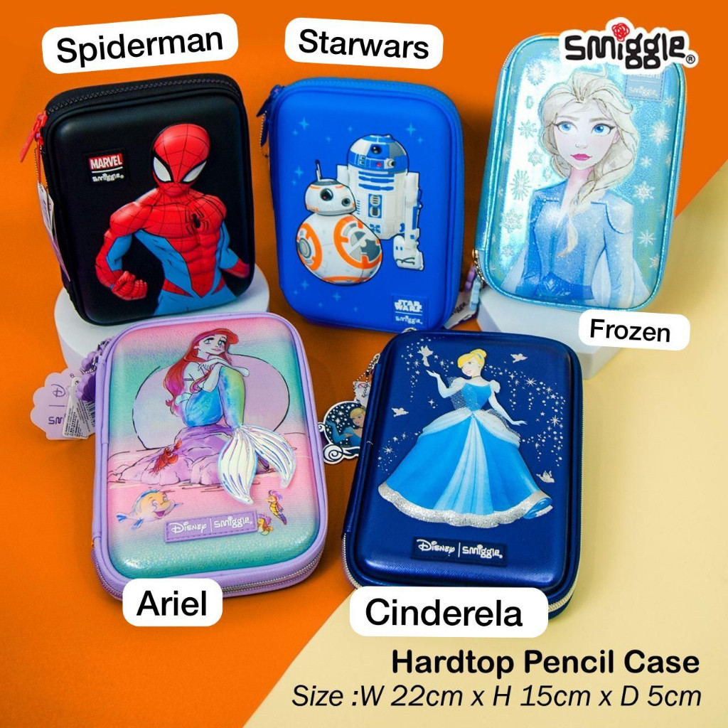 

Tempat Pencil case hard top 3D SALE anak cowok cewek alat tulis karakter kartun karakter pensil