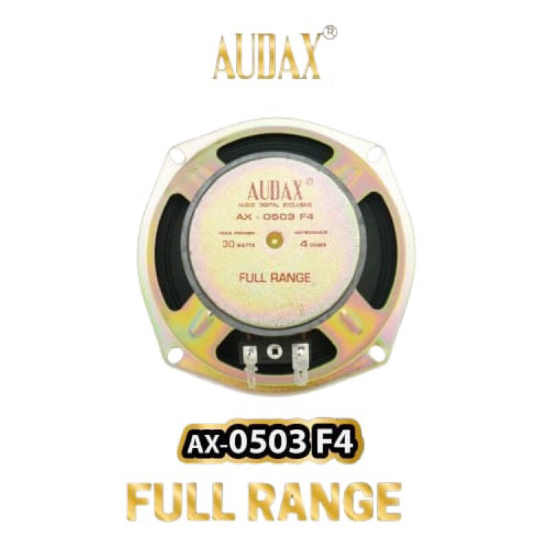Speaker Audax 5 inch AX - 0503 F4 Fullrange Audax Original 30 Watt
