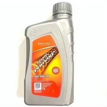 PERTAMINA PRIMA XP 20W50/20W-50/20-W50 Api SL/CF 1L/1 L Oli Bensin/Gasoline