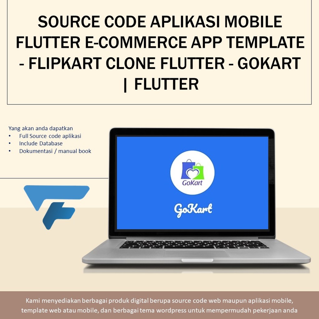 SOURCE CODE APLIKASI MOBILE FLUTTER E-COMMERCE APP TEMPLATE - FLIPKART CLONE FLUTTER - GOKART | FLUT