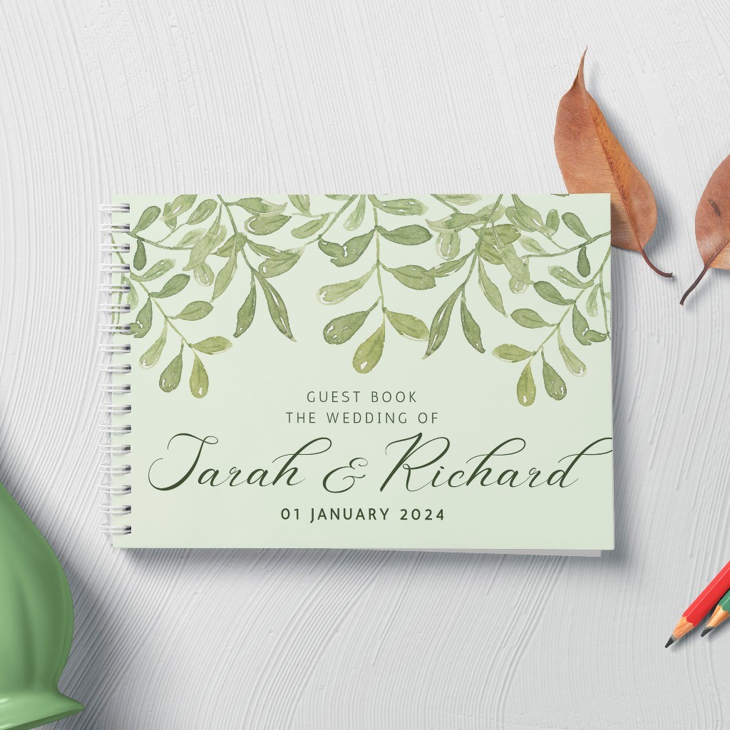 

Aneka Custom Buku Tamu Pernikahan - Soft Cover Guest Book Guestbook Minimalis GBC1