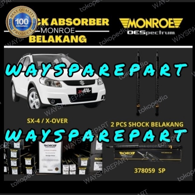 shockbreaker belakang shock Suzuki SX4 / xover MONROE tahun 2007-2014