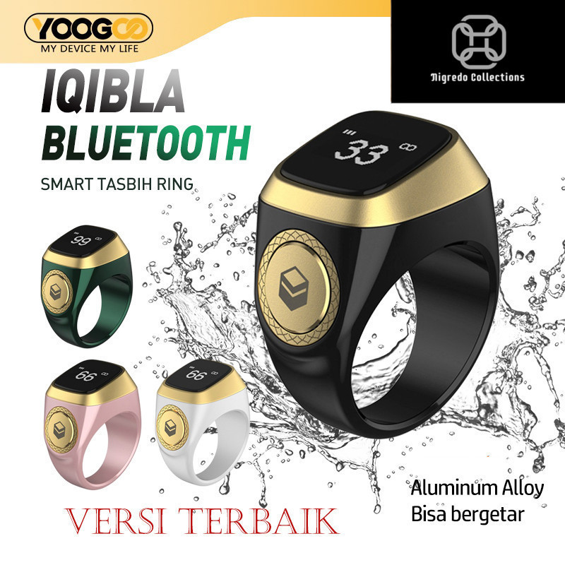 Iqibla Zikr Ring Tasbih Digital Tasbih Smart IQIBLA Ring Iqibla Cincin Tasbih Digital Bluetooth Ring