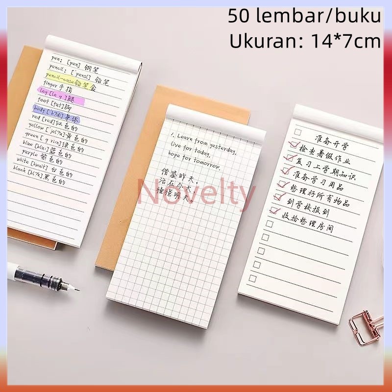 

Novelty Catatan Portabel Mini Notepad/Notebook Kecil Kantor Sekolah/Buku Kecil Memo Harian
