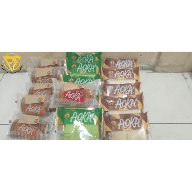 

aoka roti gulung 5pcs_10pcs_15pcs dan 20pcs aoka roti viral lembut aoka roti panggang aoka rasa coklat,keju,kelapa 60gr