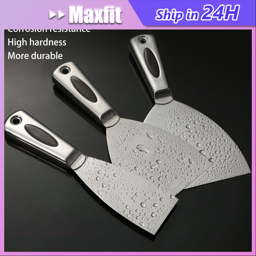 2/6 Inch Kape Cat Stainless Steel Gagang / Putty Shovel / Sekrap Kape / Scrap Besi Play Skrap Dempul