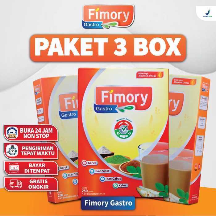 

PAKET 3 BOX Fimory Gastro Sereal Solusi Asam Lambung, Maag Akut Dan Gerd 100% Original