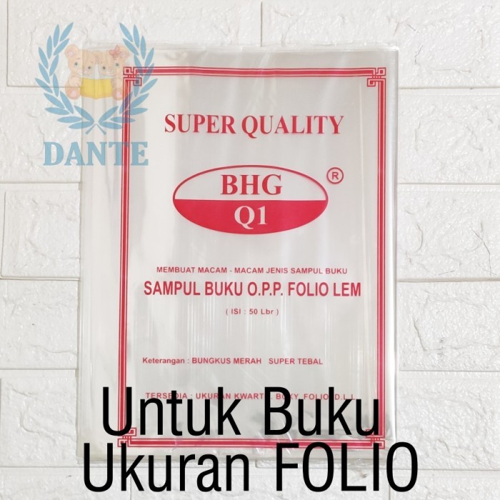 

⭐BISA COD⭐ Sampul Plastik Buku isi 50 FOLIO