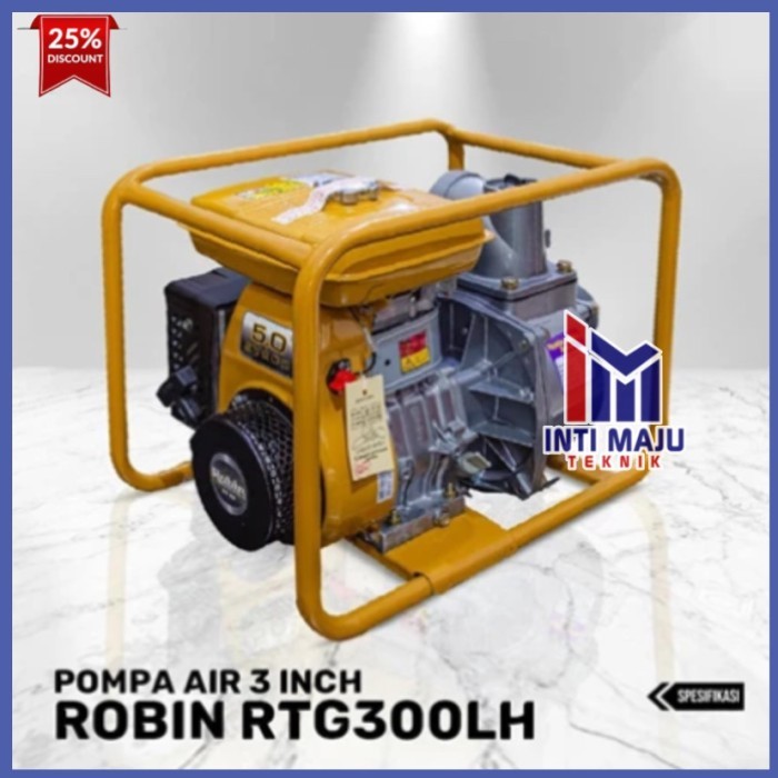 Pompa Air Irigasi Alkon 3inch Pompa Air Robin RTG-300 5,5HP 3 Inch